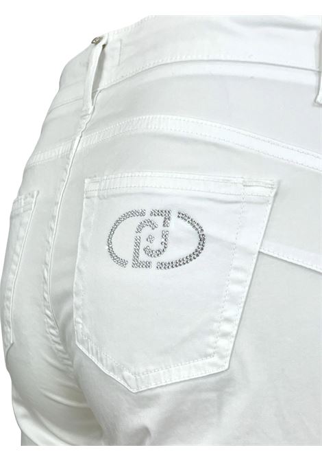 LIU-JO Pantalone Bottom Up Monroe Bianco Liu Jo | WA5417T481011111